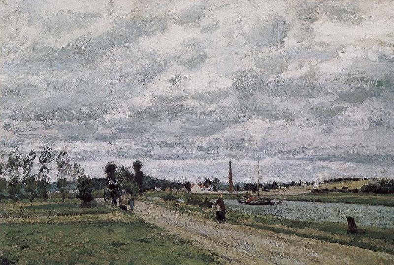 Camille Pissarro Schwartz of Schwartz Metaponto riparian oil painting picture